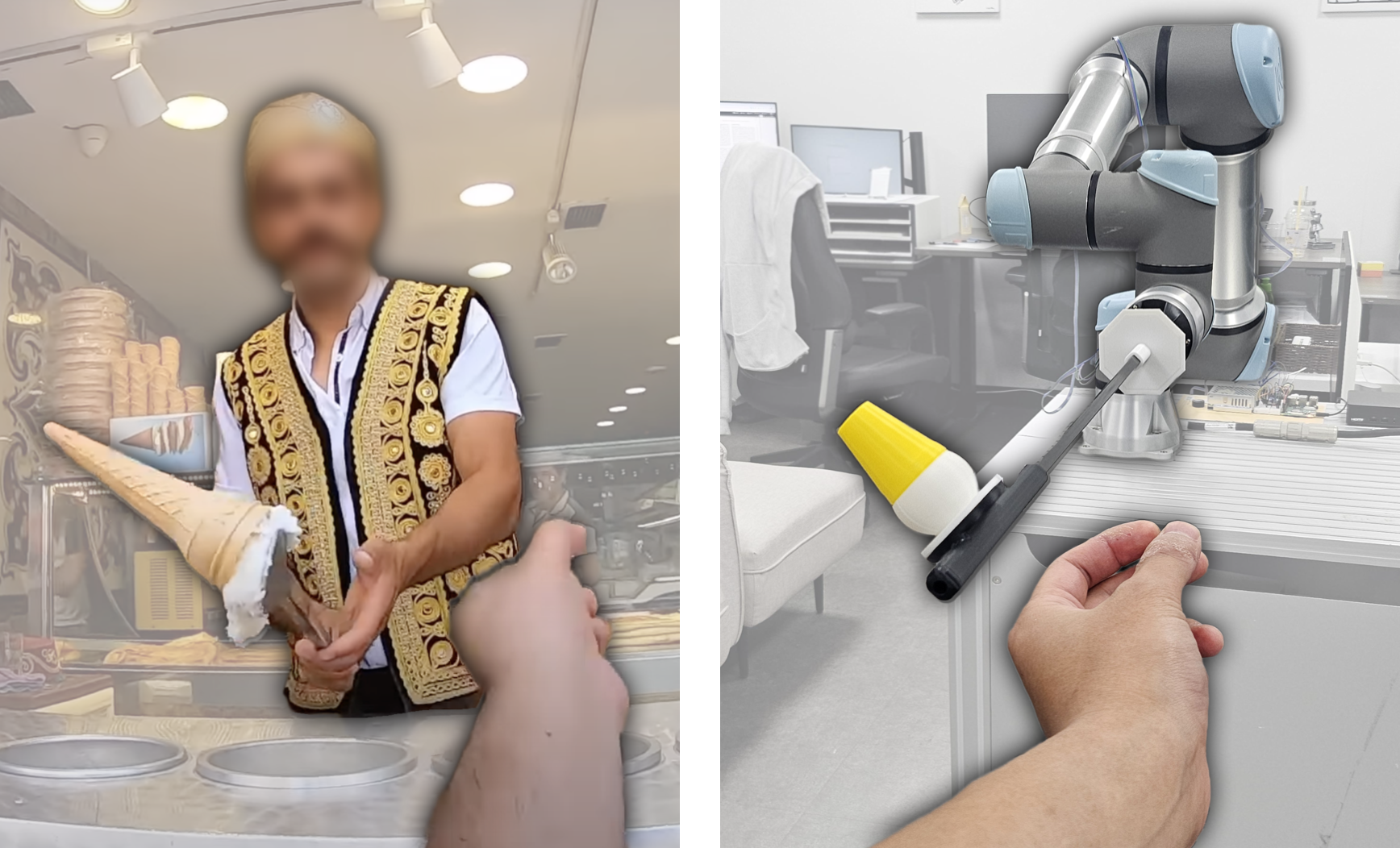 The Turkish Ice Cream Robot — 論文の図版