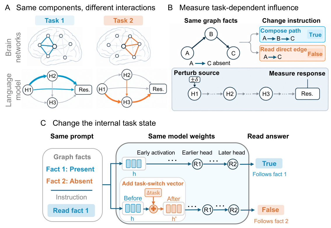 Task-Dependent Component Influence — 論文の図版